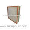 Industrial HVAC Deep Pleated High Temperature Hepa Filter With Separator