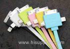 High Speed Charging Multifunction USB Cable Colorful for SAMSUNG / IPhone 4 / 5S