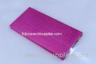 Dual USB 8000mAh Aluminium Mobile Phone Power Bank With LED Light