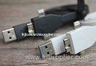 Sync Data Iphone5 Cell Phone USB Cable / 1m Flat Micro Usb 3.0 Cable With 8 Pin