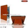 7.9inch Stand Ipad Mini Shockproof Leather Covers Customized , Brown