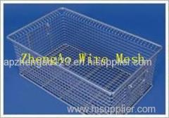 metal medical disinfection basket