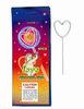 long lasting heart shaped wedding sparklers morning glory firework