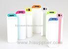 Tube mobile power charger rechargeable external battery power bank