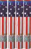 Hand held 1.2" Single Shot American flag Roman Candle Fireworks for New Year , Christmas