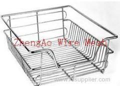 kitchen fruit basket metal dish rack