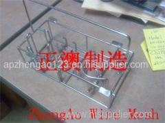 metal wire mesh bathroom rack