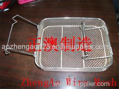 medical stainless steel disinfecting basket