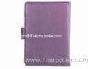 Vibration Proof Purple Amazon Kindle Fire HD Leather Cases With Buckle