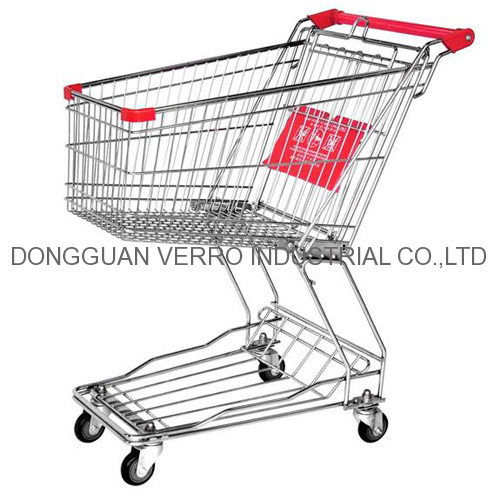 Casters for shopping cart