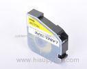 transportation label tape cartridge 12mm sticky label maker black tape