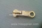 Plating Alloy Custom Zipper Pulls for clothes professional , gold color