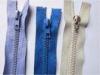 White / blue Plastic Silver Resin Custom Zipper Pulls for clothes 5#