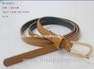 Dress PU Belts For Women width 1.3cm - 1.5cm , OEM and ODM for trousers and pants