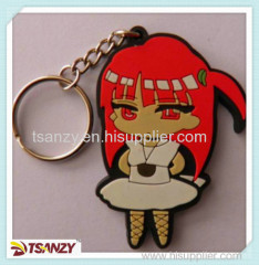 soft pvc key chain/ rubber keychain /silicone keychain