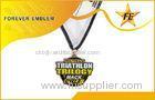 3-Sides Polished Souvenir Marathon Metal Medals With OEM Logo For Award