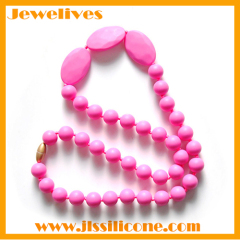 Silicone baby teether baby toys women necklace