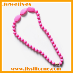 Silicone baby teether baby toys women necklace
