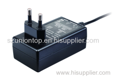 36W 12V 3A wall mount power adapter for LCD monitor