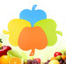 4 COLORED APPLE SHAPED PLASTIC CHOPPING BOARD SET