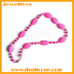 Silicone bead necklace DIY by customer