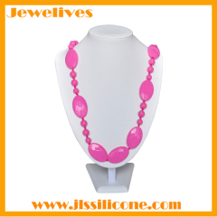 Silicone bead necklace DIY by customer