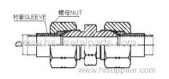 male 74 cone JIC hydraulic Adapters