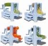 Plastic Spiral Vegetable Slicer 3 in 1 Manual Vegetable Slicer Fruit Slicer Machine