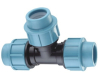 pp equal tee compression fittings