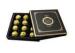 Classical Black Recycled Cardboard Gift Boxes packaging Chocolate