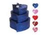100% Recyclable Recycled Cardboard Gift Boxes , Customized Heart Shape Gift Box