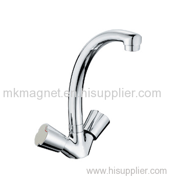 Double lever sink faucets