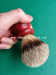 Rosewood badger shaving brush