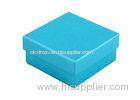 Blue Small Recycled Cardboard Gift Boxes , Matt Lamination