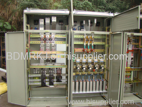 LV power factor compensation equipment fulfill the compensation of reactive power consumed by the inductive receivers