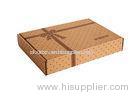 T-shirt Packaging Boxes Kraft Paper Rectangular Dots Packing Box For Shirt