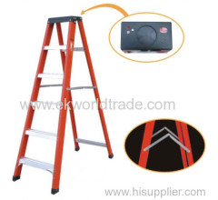 Fiberglass single side step ladder