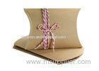 Recycled Paper Boxes , Kraft Paper Custom Printed Pillow Box