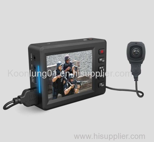 Police Camera Wearable Recorder with Button and Support HDMI and AV-OUT