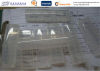 Small PP Clear Plastic Storage Box 2 Cavity Injection Molded Plastic Products