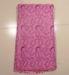 Lialic Pink African Net Lace Fabrics , Embroidered