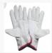 Natural Color Grain Full Pig Skin Leather Gloves with Keystone Thumb for Refuse Collection