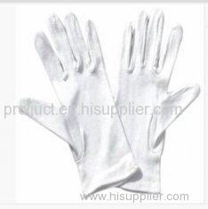 Protective Cotton Hand Gloves with PVC Dots Palm for Refuse Collection