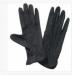 Custom Black Cotton Hand Gloves With PVC Dots On Palm For Automotive Manufacturing