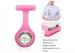 Effective Infection Control 1 ATM or 3 ATM Water Resistant Pink Nurse Fob Watch