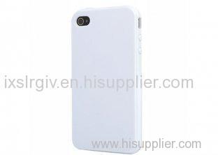 Flexibility Business Promotion Gift White Silicone Iphone 4/4s Protective Covers