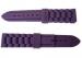 100% SGS / Rohs Purple Silicone Rubber Wristwatch Strap, Logo / Color / Size Customized