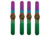 SGS / Rohs Adverting Promotion Gift Silicone Rubber Watch Straps for Slap Watch