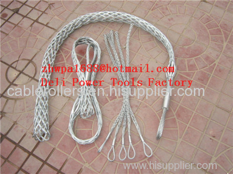 Non-conductive cable sock Fiber optic cable sock Pulling grip