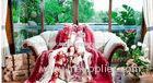 Comfortable 2 Ply Mink Bed Throws And Blankets Breathable For Airplane / Picnic